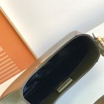 Prada Cleo Brushed Shoulder Bag Brown/Green Khaki For Women 10.6 in / 27 cm