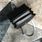 Celine Large Soft 16 Bag In Supple Grained Grey/Black For Women‎ 15in/38cm - 194043CR8.38NO