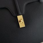 Celine Large Soft 16 Bag In Supple Grained Grey/Black For Women‎ 15in/38cm - 194043CR8.38NO
