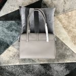 Celine Large Soft 16 Bag In Supple Grained Grey/Black For Women‎ 15in/38cm - 194043CR8.38NO