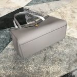 Celine Large Soft 16 Bag In Supple Grained Grey/Black For Women‎ 15in/38cm - 194043CR8.38NO