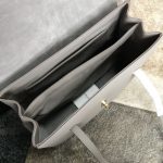Celine Large Soft 16 Bag In Supple Grained Grey/Black For Women‎ 15in/38cm - 194043CR8.38NO