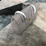 Celine Large Soft 16 Bag In Supple Grained Grey/Black For Women‎ 15in/38cm - 194043CR8.38NO