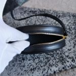 Celine Oval Bag Cuir Triomphe In Smooth Black/White/Brown For Women‎ 8in/20cm 198603DXC.38NO