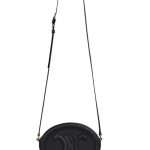 Celine Oval Bag Cuir Triomphe In Smooth Black/White/Brown For Women‎ 8in/20cm 198603DXC.38NO