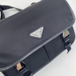 Prada Small Saffiano Shoulder Bag Black For Women 10.2 in / 26 cm