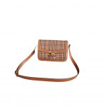 Celine Teen Triomphe Check Bag Brown For Women‎ 7in/18.5cm