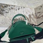 Prada Triangle Bag Yellow/Green For Women 9.8 in / 25 cm 1BB082_2BYA_F0377_V_NEO