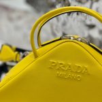 Prada Triangle Bag Yellow/Green For Women 9.8 in / 25 cm 1BB082_2BYA_F0377_V_NEO