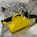 Prada Triangle Bag Yellow/Green For Women 9.8 in / 25 cm 1BB082_2BYA_F0377_V_NEO