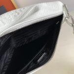 Prada Saffiano Prada Triangle Bag Green/Black/White For Women 11.1 in / 28 cm 2VH155_2FAD_F0458_V_OOO