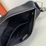 Prada Saffiano Prada Triangle Bag Green/Black/White For Women 11.1 in / 28 cm 2VH155_2FAD_F0458_V_OOO