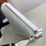Prada Saffiano Prada Triangle Bag Green/Black/White For Women 11.1 in / 28 cm 2VH155_2FAD_F0458_V_OOO