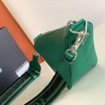Prada Saffiano Prada Triangle Bag Green/Black/White For Women 11.1 in / 28 cm 2VH155_2FAD_F0458_V_OOO