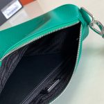 Prada Saffiano Prada Triangle Bag Green/Black/White For Women 11.1 in / 28 cm 2VH155_2FAD_F0458_V_OOO