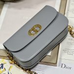 Christian Dior 30 Montaigne Avenue Bag Blue For Women 9 in/ 22.5cm M9260UMOA_M47G