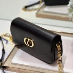 Christian Dior 30 Montaigne Avenue Bag Black For Women 9 in/ 22.5cm M9260UMOA_M900