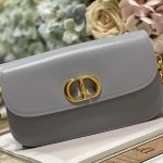 Christian Dior 30 Montaigne Avenue Bag Blue For Women 9 in/ 22.5cm M9260UMOA_M47G