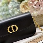 Christian Dior 30 Montaigne Avenue Bag Black For Women 9 in/ 22.5cm M9260UMOA_M900