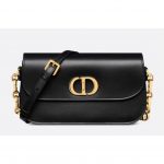 Christian Dior 30 Montaigne Avenue Bag Black For Women 9 in/ 22.5cm M9260UMOA_M900