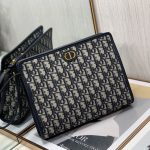 Dior 30 Montaigne Pouch Blue For Women‎ 10in/26cm CD S2107UTZQ_M928