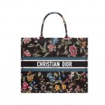 Dior Large Dior Tote Bag Black/White For Women 16.5 in/ 42cm M1286ZEAU_M911