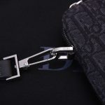 Dior Oblique Jacquard Pouch Black/BeigeFor Women‎ 12in/30cm CD 2OBCA251YSE_H03E