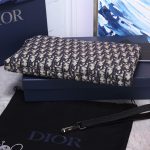 Dior Oblique Jacquard Pouch Black/BeigeFor Women‎ 12in/30cm CD 2OBCA251YSE_H03E