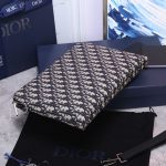 Dior Oblique Jacquard Pouch Black/BeigeFor Women‎ 12in/30cm CD 2OBCA251YSE_H03E