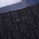 Dior Oblique Jacquard Pouch Black/BeigeFor Women‎ 12in/30cm CD 2OBCA251YSE_H03E