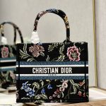 Christian Dior Small Dior Tote Bag Black For Women 10.5 in/ 26.5cm