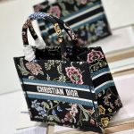 Christian Dior Small Dior Tote Bag Black For Women 10.5 in/ 26.5cm