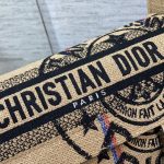 Dior Camp Small Bag In Beige Jute Canvas With Dior Union Motif For Women‎ 9in/23cm CD
