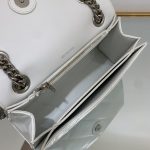 Balenciaga Crush Small Chain Bag Quilted In Optic White/Black For Women 9.8in/25cm 716351210J09001