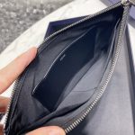 Dior Diamond Canvas A5 Pouch Light Blue/Brown/Black For Women‎ 10in/26.5cm CD