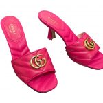 Gucci Double G Slide Sandal Pink For Women 674839 BKO00 5752