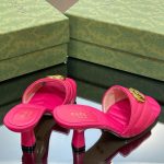 Gucci Double G Slide Sandal Pink For Women 674839 BKO00 5752