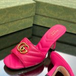 Gucci Double G Slide Sandal Pink For Women 674839 BKO00 5752