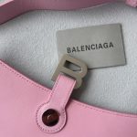 Balenciaga Downtown Small Shoulder Bag In Black/Beige/Pink For Women 11.8in/30cm 67135329S171000