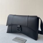 Balenciaga Downtown Small Shoulder Bag In Black/Beige/Pink For Women 11.8in/30cm 67135329S171000