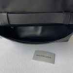 Balenciaga Downtown Small Shoulder Bag In Black/Beige/Pink For Women 11.8in/30cm 67135329S171000