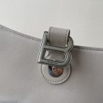 Balenciaga Downtown Small Shoulder Bag In Black/Beige/Pink For Women 11.8in/30cm 67135329S171000