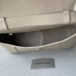 Balenciaga Downtown Small Shoulder Bag In Black/Beige/Pink For Women 11.8in/30cm 67135329S171000