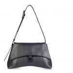 Balenciaga Downtown Small Shoulder Bag In Black/Beige/Pink For Women 11.8in/30cm 67135329S171000