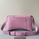 Balenciaga Downtown Small Shoulder Bag In Black/Beige/Pink For Women 11.8in/30cm 67135329S171000