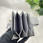 Dior Lady Dior 5-Gusset Card Holder Black/Burgundy/Grey/Light Black For Women 4in/10.5cm