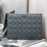Dior Lagre Dior Caro Daily Pouch Pink/Black/Blue/Brown For Women‎ 12in/30cm CD S5086UWHC_M81P