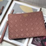 Dior Lagre Dior Caro Daily Pouch Pink/Black/Blue/Brown For Women‎ 12in/30cm CD S5086UWHC_M81P