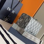 Dior Lingot Pouch Black/Grey For Women‎ 8.5in/22cm CD 1ADPO249CDP_H43E