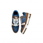 Louis Vuitton LV Trainer Sneaker Brown And Dark Blue For Men